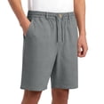 thumbnail image 3 of Yievot Men's Cotton Casual Shorts 7 Inch Elastic Waist Drawstring Summer Beach Shorts with Pockets, 3 of 8