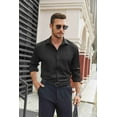 thumbnail image 5 of COOFANDY Mens Dress Shirts Wrinkle Free Long Sleeve Button Down Shirt Formal Business Shirts, 5 of 7