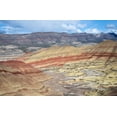 thumbnail image 2 of Hellmann, Stan 32x22 White Modern Wood Framed Museum Art Print Titled - Ochoco Mountains and Painted Hills, 2 of 4