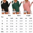 thumbnail image 3 of SHIBEVER Fall Tunic Tops Blouses for Women Long Sleeve Crew Neck Casual Pocket T-Shirts Black lightweight Pullover Clothes Size L, 3 of 4