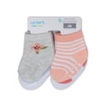 thumbnail image 3 of Carter's Child of Mine, Infant Baby Girl Bird Crew Socks, 6 Pack, Sizes Newborn-6 Months, 3 of 3