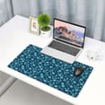 thumbnail image 5 of Bingfone Daisies Flowers Large Gaming Mouse Pad,Extended Desk Mousepad with Stitched Edges,Non-Slip Base,Water Resist Keyboard Pad for Gamer, Office & Home, 29.5 x 16 in, 5 of 6