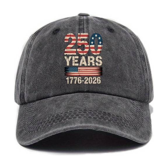 Unisex 250th Anniversary USA Hat 1776-2026 Adjustable Patriotic Baseball Cap Trucker Hat Veterans Independence Day Caps