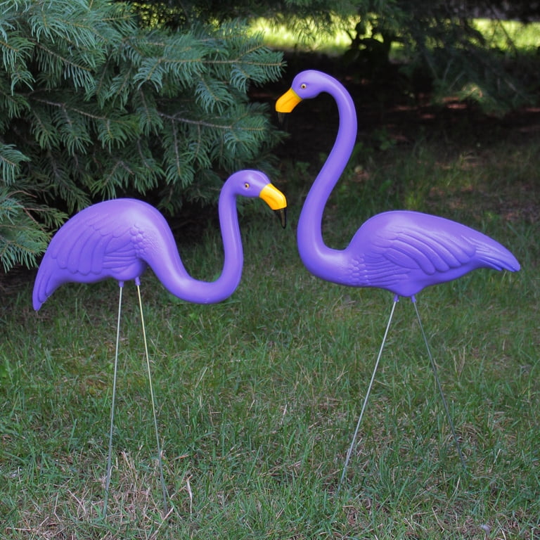 Northlight 2ct Tropical Flamingo Outdoor Garden Lawn Stakes 30