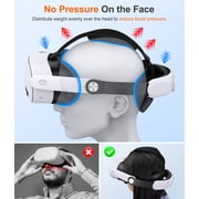 EUROA VR Head Strap for Meta Quest 2/3/3S, VR Headest Accessories adjustable Elite Strap with Soft Padding
