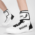 thumbnail image 6 of SKIUHS Men's High-Top Boxing Shoes with Adjustable Ankle Strap - Non-Slip Sole & Reinforced Ankle Support for Boxing Training & Matches, 6 of 7