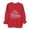 Red, variant on Womens Casual Crew Neck Sweatshirt Christmas Loose Fit Soft Long Sleeve Warm Pullover Tops Fall Clothes Pink XS