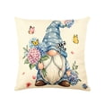thumbnail image 2 of YiJuHui Summer Fresh Hydrangea Print Throw Pillow Cover Soft Breathable Linen Texture Cushion Case for Sofa Bedroom Balcony Home Decorative, 2 of 5