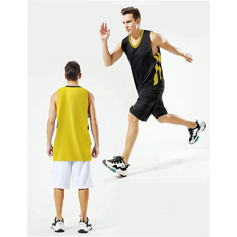 Liberty Imports Reversible Men's Mesh Athletic Basketball Jersey Single for Team Scrimmage