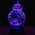 thumbnail image 4 of Lámpara de Ilusión 3D Gfytdxe Luz Nocturna USB 7 Colores, 4 of 7