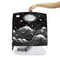 thumbnail image 4 of ZIATUBLES Kitchen Mixer Cover Waterproof Stand Mixer Cover Multi-Functional Washable Kitchen Dust Cover with Adjustable Drawstring for 4.5-5 Quart Standing Mixer, Star Moon Sun Sea Wave, 4 of 7