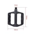 thumbnail image 2 of Mountain Bike Pedal, Aluminum Alloy Flat Platform Bicycle Pedals With Reflector For Road Bike And Mtb, Sealed Bearing, Thread Size 9/16 Inchsilver, 2 of 4