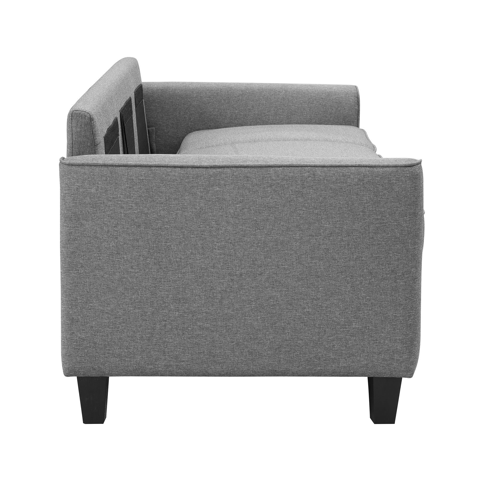 Mainstays Auden 81" 3 Seat Classic Modern Sofa, Gray