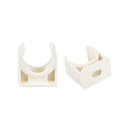 

Uxcell 16mm Dia PPR U Shaped Pipe Clamps Clips Fittings Hose Holder 24 Pack