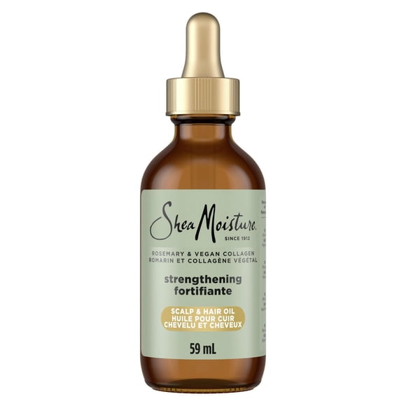 SheaMoisture Strengthening Scalp & Hair Oil with Rosemary & Vegan Collagen & ScalpBoost Technology to Promote Length Retention & Invigorate the Scalp
