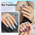 thumbnail image 5 of modelones Gel Nail Polish Set- 6 Colors 2026 Valentines Chameleon Aurora Shimmer Glitter Gel Polish Kit Blue Green Purple Nail Gel Polish Soak Off LED Nail Lamp Nail Art Gel Kit DIY Salon Gift, 5 of 10