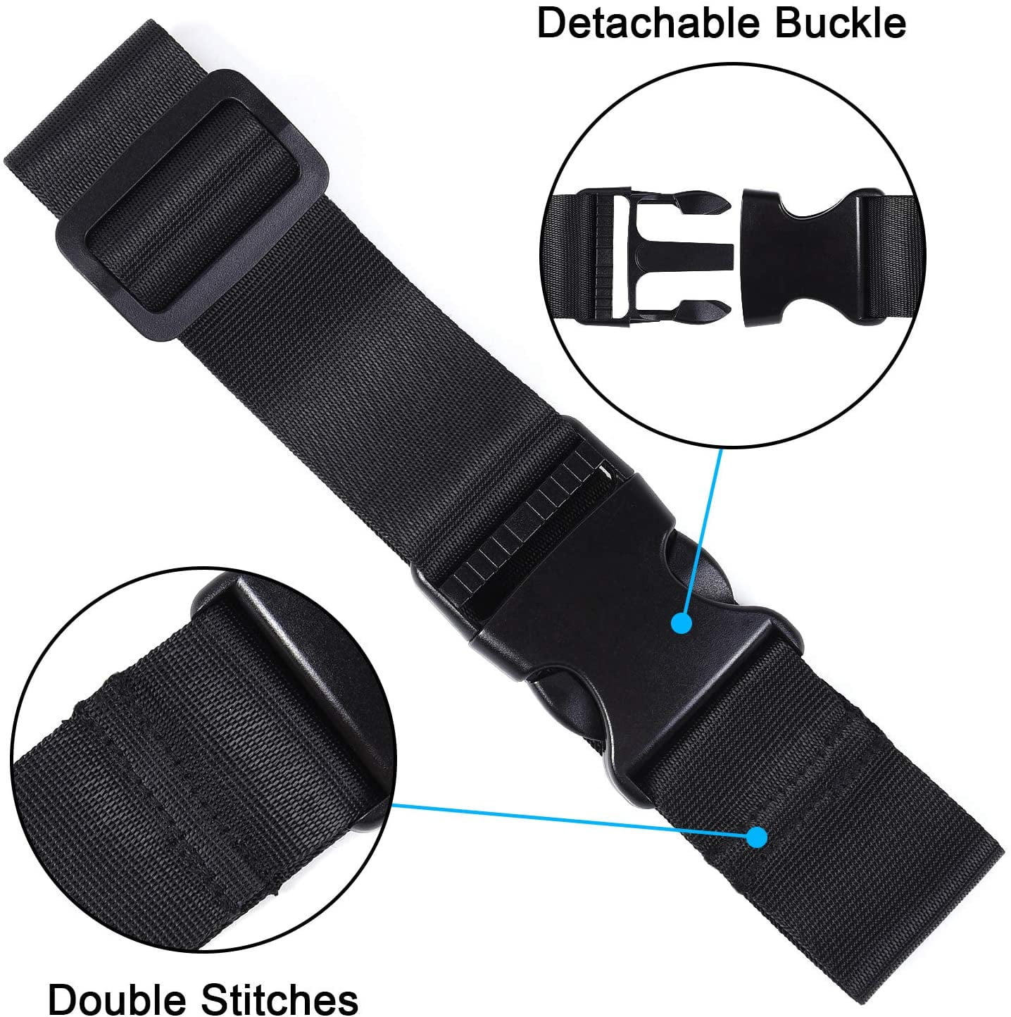 Luggage Strap,2 Pack Heavy Duty 