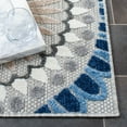 thumbnail image 6 of SAFAVIEH Cabana Brynn Floral Indoor/Outdoor Area Rug, Grey/Blue, 5'3" x 7'7", 6 of 9