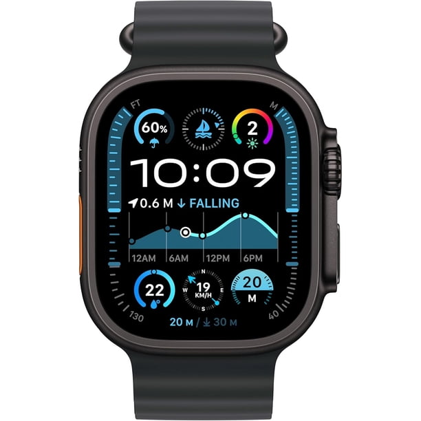 Apple Watch Ultra 2 (GPS + Cellular) 49mm Black Titanium Case with