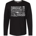 thumbnail image 3 of Inktastic Colorado Word Salad- state outline Long Sleeve T-Shirt, 3 of 5