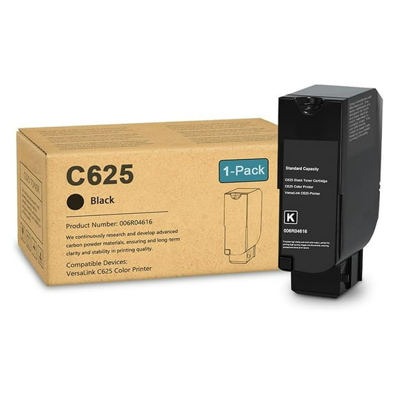 VersaLink C625 Black Toner Cartridge - 1 Pack C625 Ink Cartridge, 006R04616 Toner Replacement for Xerox VersaLink C625 Printer