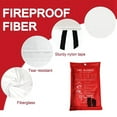 thumbnail image 3 of 4PCS Emergency Fire Blanket, Fire Blanket, Fire Suppression Blanket for Kitchen, Grill, Fireplace (78.7Inch X 78.7Inch), 3 of 8
