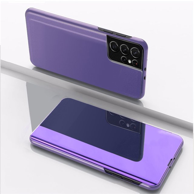 Premium Electroplated Mirror Leather Phone Case For Samsung Galaxy A52/A52s5G, S22 Ultra, A51, A22 5G, S21, S20 FE, A72, A21s, S21 Ultra, S22, S21 Plus, A