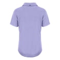thumbnail image 3 of Women's Cutter & Buck Purple Las Vegas Raiders Coastline Epic Comfort Eco Recycled Polo, 3 of 3