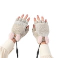 thumbnail image 2 of Usb Para Hombres Y Mujeres, Guantes Cálidos De Invierno Para Ordenador Portátil, Forrados Con Forro Polar, Guantes Sin Dedos Calefactables Con Medias Manos, Diseño Lavable Scienceny HA046947-02, 2 of 6