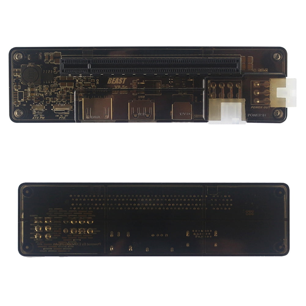 PCI E Video Card Docking Station External Laptop Dock Graphics Card Laptop Adapter with Expresscard Cable PCB+Plastic+Metal As shown