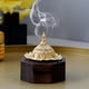 thumbnail image 3 of Incensario de madera decorativo de Oriente Medio, difusor de fragancias, soporte para quemador de cono Negro, 3 of 9