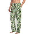 thumbnail image 3 of Kdxio Cute Frog Print Men's Sleep Pajama Pant Lounge Pants with Pockets, 3 of 8