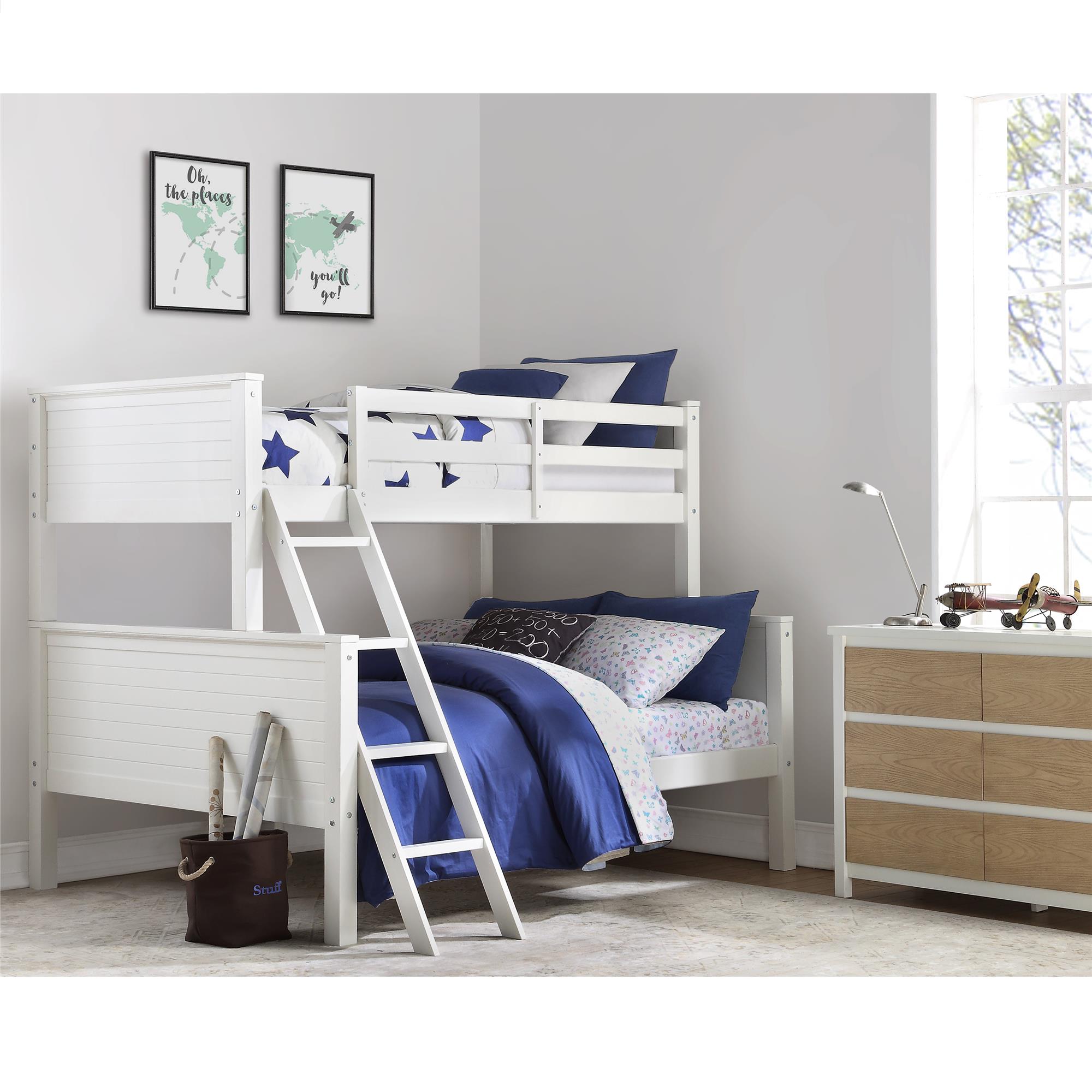 Mainstays Premium Twin Over Full Bunk Bed, Mainstays Premium Twin Over Full Bunk Bed Multiple Colors