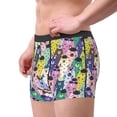 thumbnail image 2 of Yiaed Llamas Colorful Print Men's Soft Cotton Boxer Shorts Breathable Boxers Underwear Moisture-Wicking Underwear Stretch Boxer Briefs for Man-Small, 2 of 5