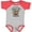 Baseball Heather and Red, variant on Inktastic Our 1st Mother's Day Together Cute Mom and Baby Sloth Boys or Girls Baby Bodysuit