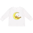 thumbnail image 3 of Inktastic Tabby Kitty Lunar Love Boys or Girls Long Sleeve Toddler T-Shirt, 3 of 5