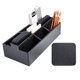 thumbnail image 5 of Dacasso Organizador De Control Remoto De Cuero Sintético - 9 Compartimento(S) - Negro - Cuero Sintético De Pana De Cuero Sintético - 1 Unidad, 5 of 5