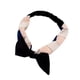thumbnail image 1 of Accesorio elástico para envolver el cabello con diadema estampada para mujer y niña a la moda (azul negro), 1 of 2