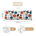 thumbnail image 3 of Fuzoiu Color Balls Print Body Pillowcase 20x54 in,Long Pillow Case, Microfiber Body Pillow Cover, Soft and Breathable Pillowcase, 3 of 7