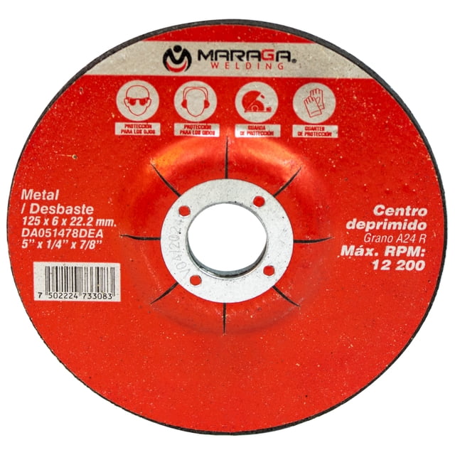 Disco de desbaste Maraga 5" 25 Piezas