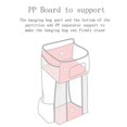 thumbnail image 4 of Hanging Diaper Caddy Organizer Baby Hanging Diaper Stacker with Wipes Pocket Baby Essentials Storage Diaper Stacker for Changing Table Crib Playard, 4 of 5