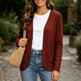 thumbnail image 2 of yillto Womens Cardigan Lightweight Soft Open Front Long Sleeve Casual Cardigans Coat with Pockets, 2 of 7
