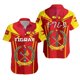 thumbnail image 3 of Camisetas hawaianas con estampado 3D del escudo de armas de África Tigray y patrón africano para hombre, moda urbana, ropa de calle, camiseta de manga corta, 3 of 5