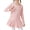 1-Pink, variant on EnJoCho Kids Girls Tennis Dress Plain Pleated Athletic Dress Long Sleeve Crewneck Fall Winter Warm Solid Soft Dresses Girls’ Long Sleeve Party Dresses