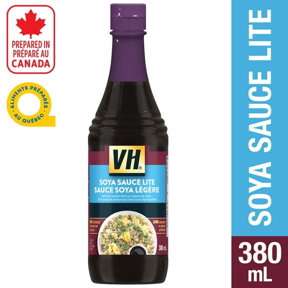 VH Gluten Free Soya Sauce Lite With 30% Less Sodium, 380mL