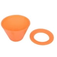 thumbnail image 1 of Flat Bottom Coffee Dripper, Food Grade PP Brewing Filter Cup for Home Restaurant Minimal Space Storage Compatible with Filter Paper Sizes, 1 of 7