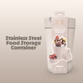 thumbnail image 6 of Cook with Color Insulated Ice Cream Holder or Soup Container with Toppings Compartment and Spoon, Taupe, Made for Portable Food Storage, 6 of 11