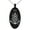 Black, variant on Stainless Steel Nautical Ship Helm & Anchor Engraved Small Oval Charm Pendant Necklace