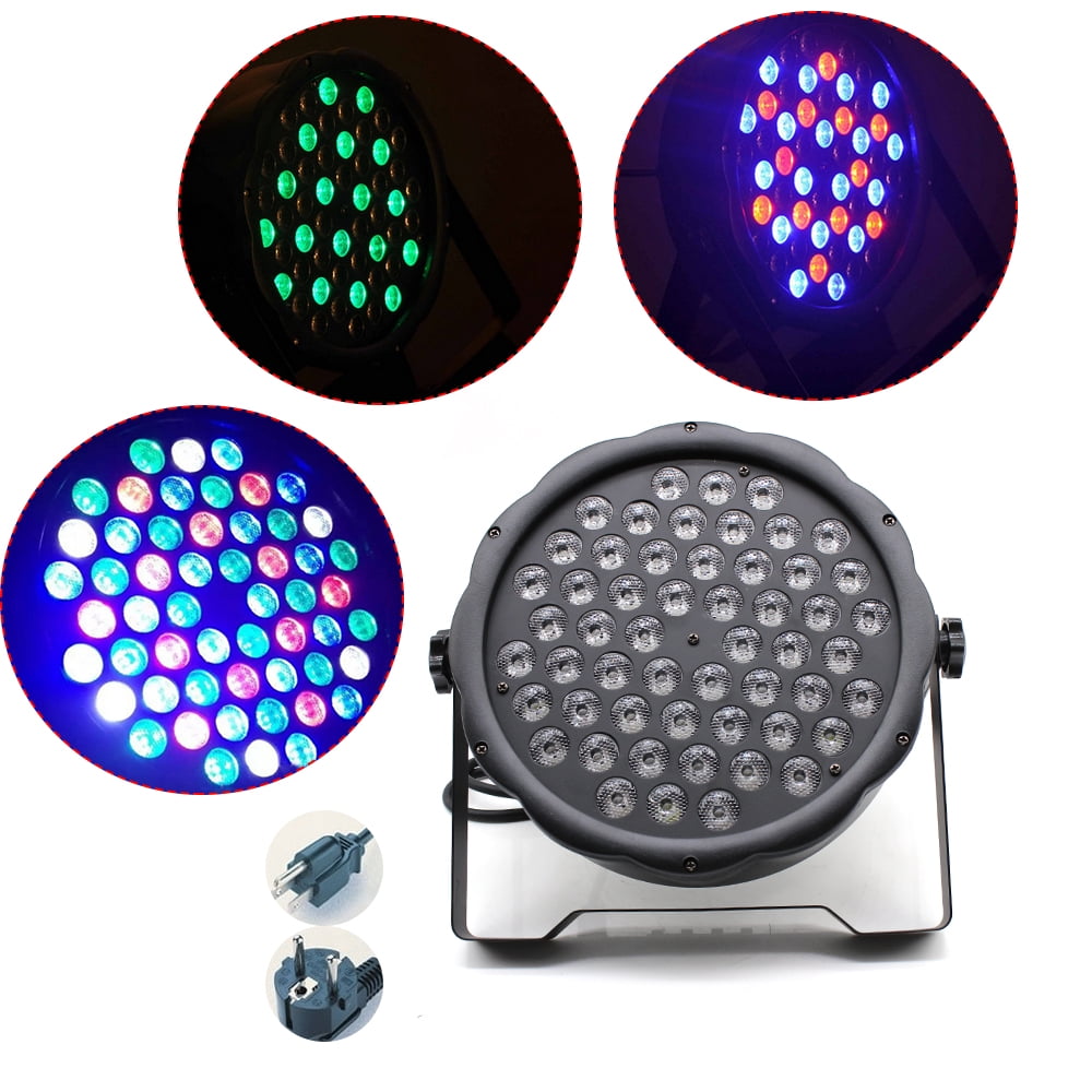 54*3W RGBW LED Par Light Stage Lighting DMX512 DJ Disco Party Show Light