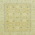 thumbnail image 1 of Ahgly Company Machine Washable Indoor Square Abstract Brown Gold Area Rugs, 5' Square, 1 of 7